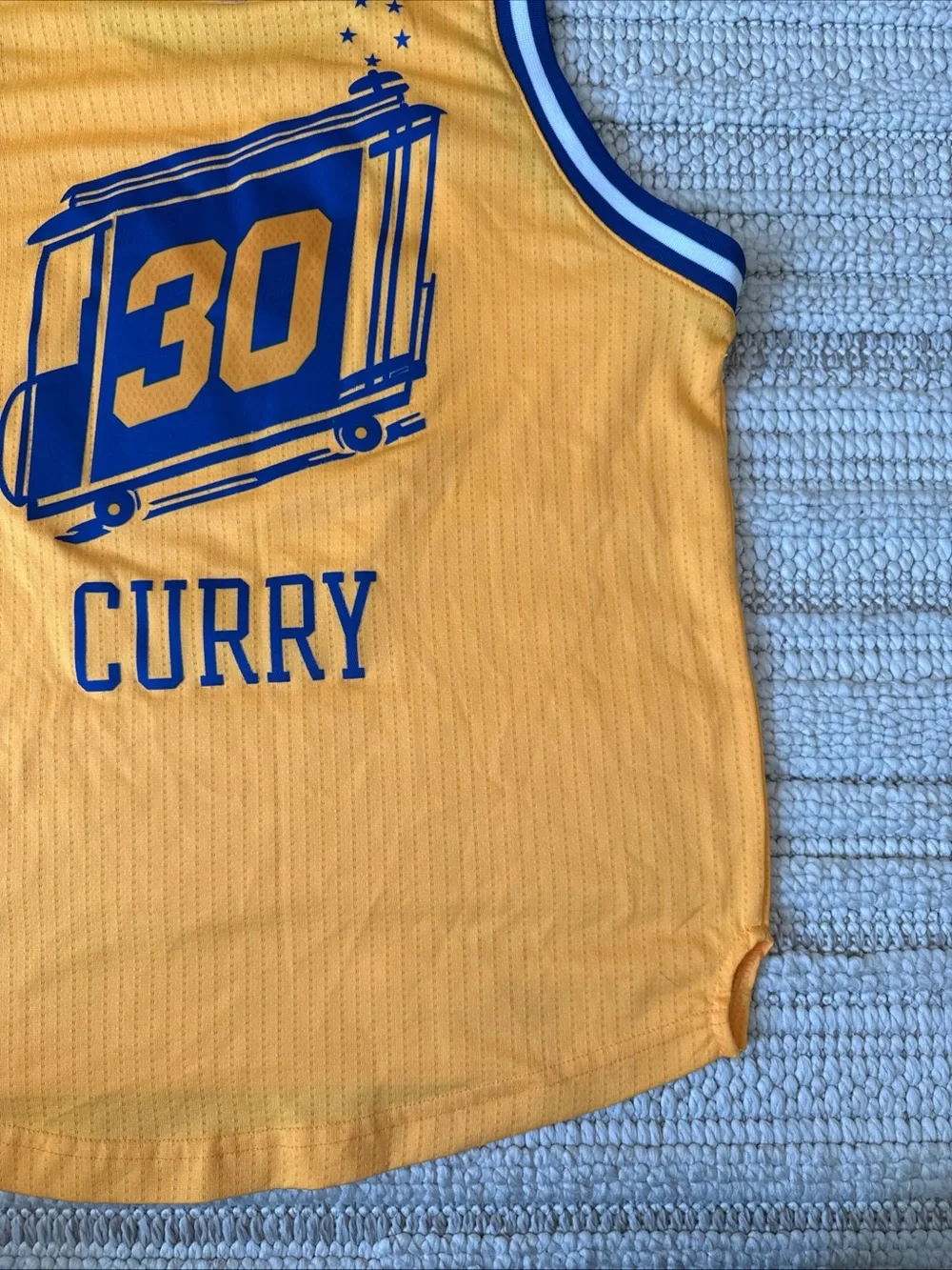 Adidas Steph Curry #30 Golden State Warriors Jersey Youth Med +2 Length THE CITY